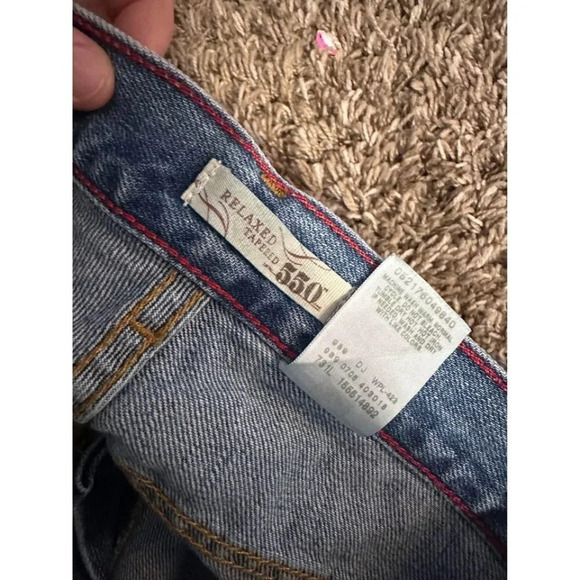 Levi’s 550 Relaxed Tapered denim jeans size 18 #0847 - Picture 5 of 6